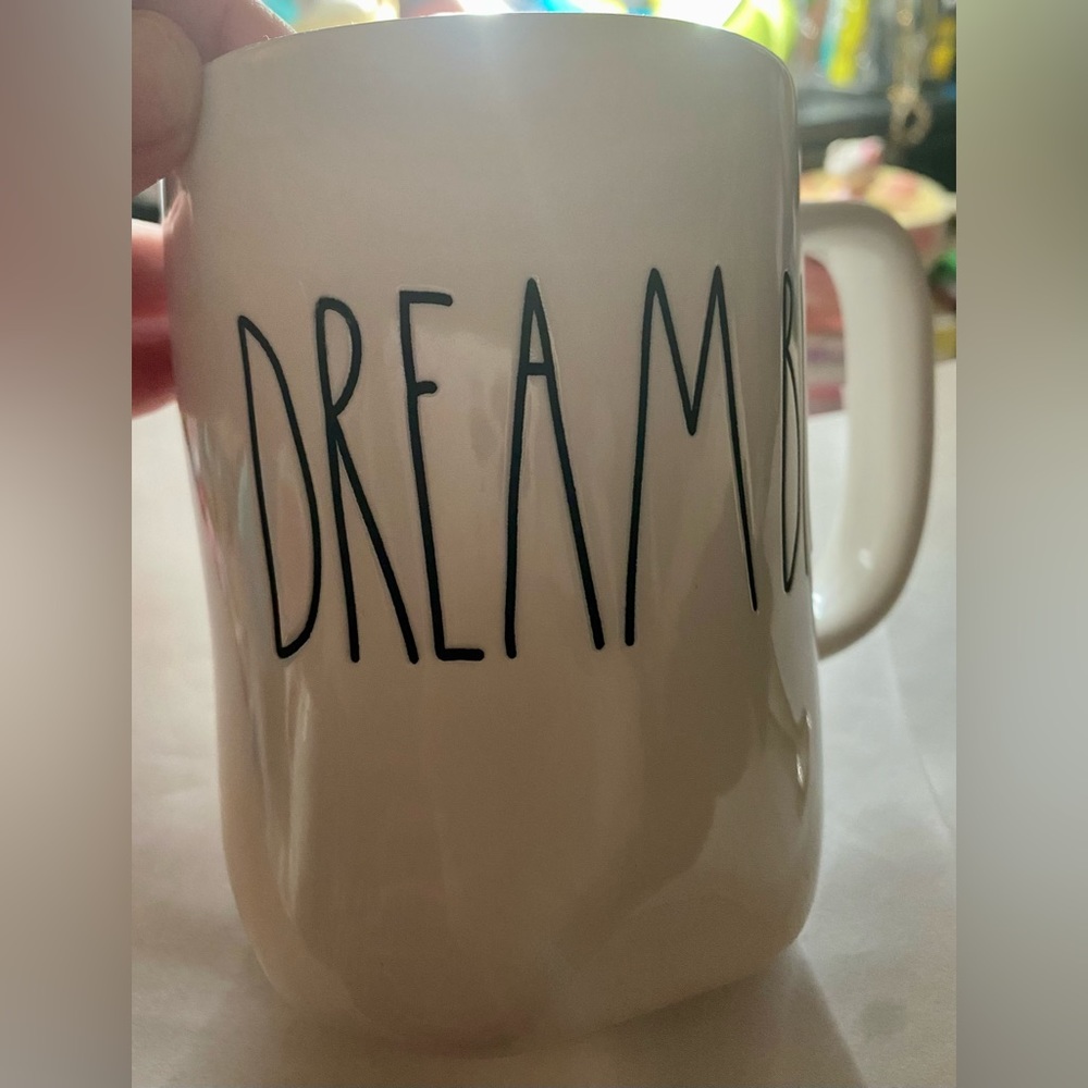 Rae Dunn DREAM BIG Mug.  New, Never used, stored on a shelf